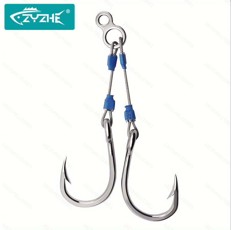 Fishing Hook Assortment - Крючки для джиггинга ZYZHE из высокоуглеродистой