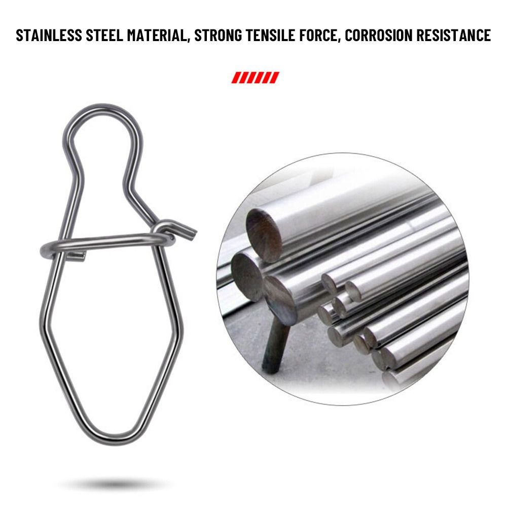 Fishing Hook Stainless Steel - 100 шт./партия, рыболовный Вертлюг