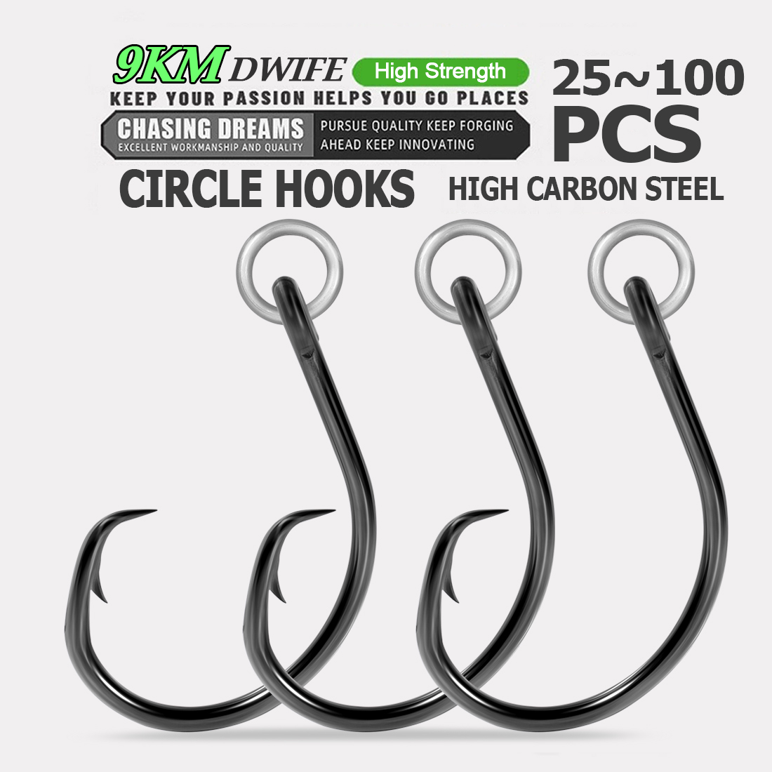Fishing Hook Circle - Круглые крючки 9 км для рыбалки