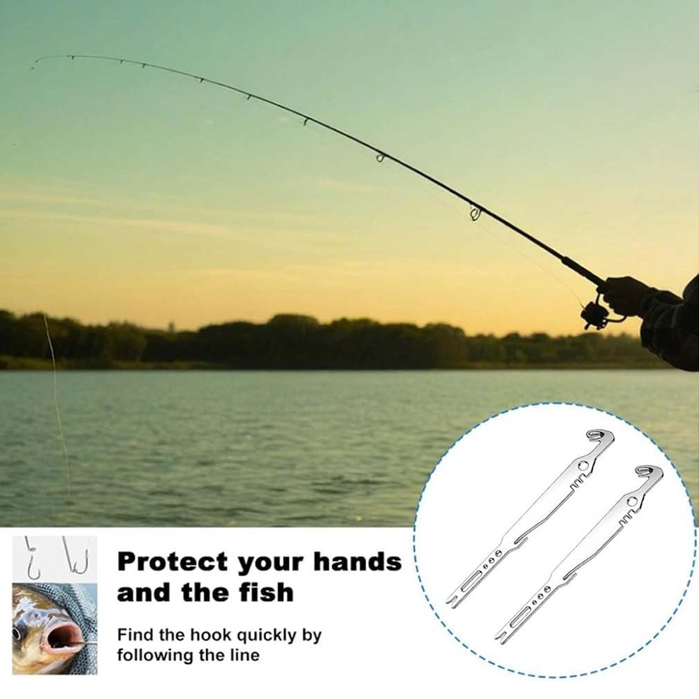 Fishing Hook Stainless Steel - Многофункциональный рыболовный инструмент 6 в 1