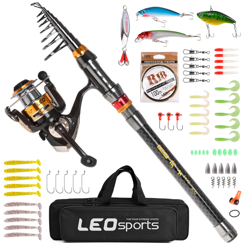 Fishing Hook Jig - Рыболовная удочка, спиннинговая катушка, комбинированная телескопическая