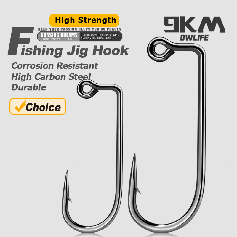 Fishing Hook Barbless - 9KM 90-градусный джиг-крючок, 50-200 шт., рыболовный