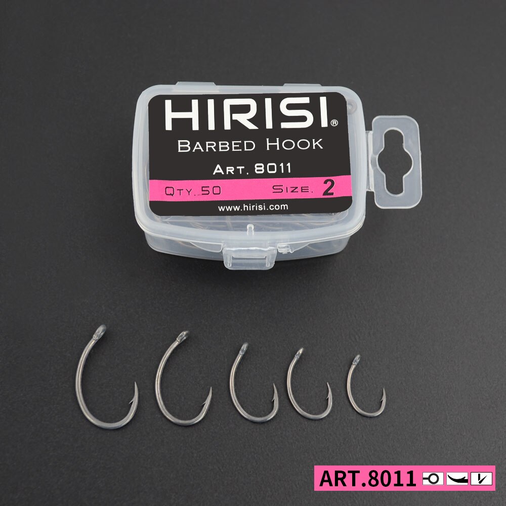 Fishing Hook Offset - Крючки для ловли карпа Hirisi, 50