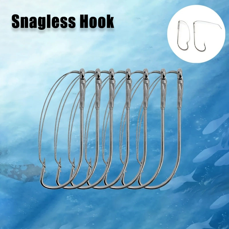 Fishing Hook Offset - 20/40 шт. офсетные червячные крючки без