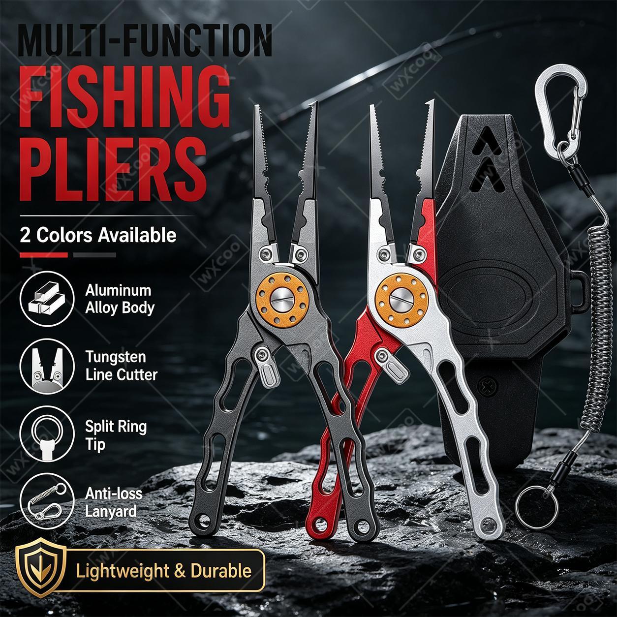 Fishing Hook Remover - Многофункциональные рыболовные плоскогубцы из алюминиевого сплава