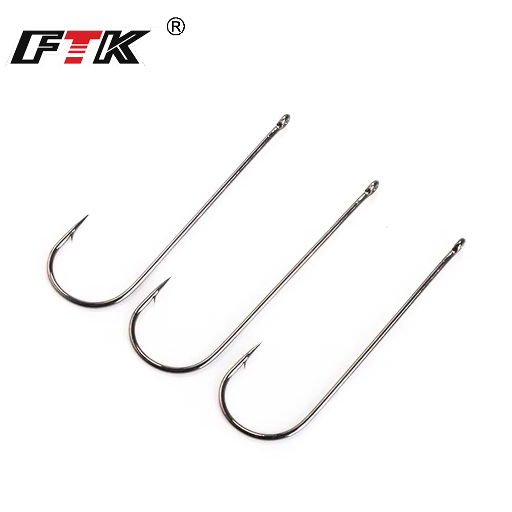 Рыболовный крючок FTK 5-9 шт.  – обзор и цена Fishing Hook Barbless