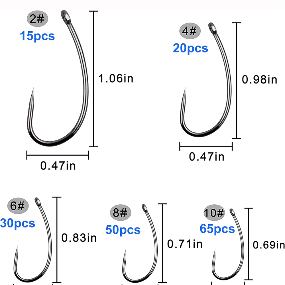 180 шт., набор рыболовных крюч – обзор и цена Fishing Hook Circle
