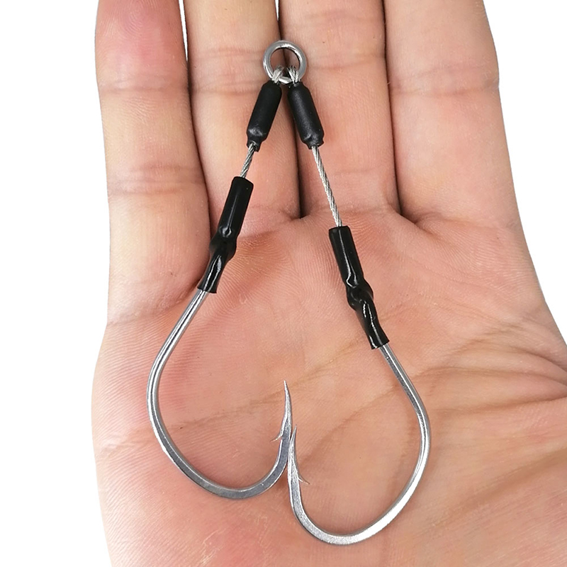2 пары/упаковка, рыболовные кр – обзор и цена Fishing Hook Assortment