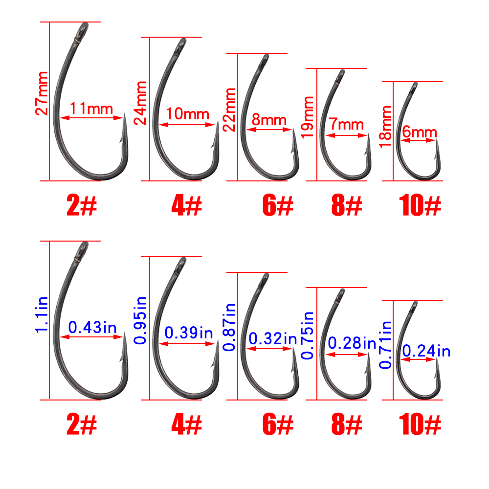 Hirisi 30x крючки для ловли ка – обзор и цена Fishing Hook Offset