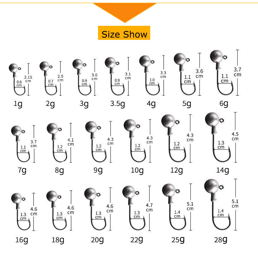 1 г 2 г 3 г 4 г 5 г 10 г 20 г  – обзор и цена Fishing Hook Offset