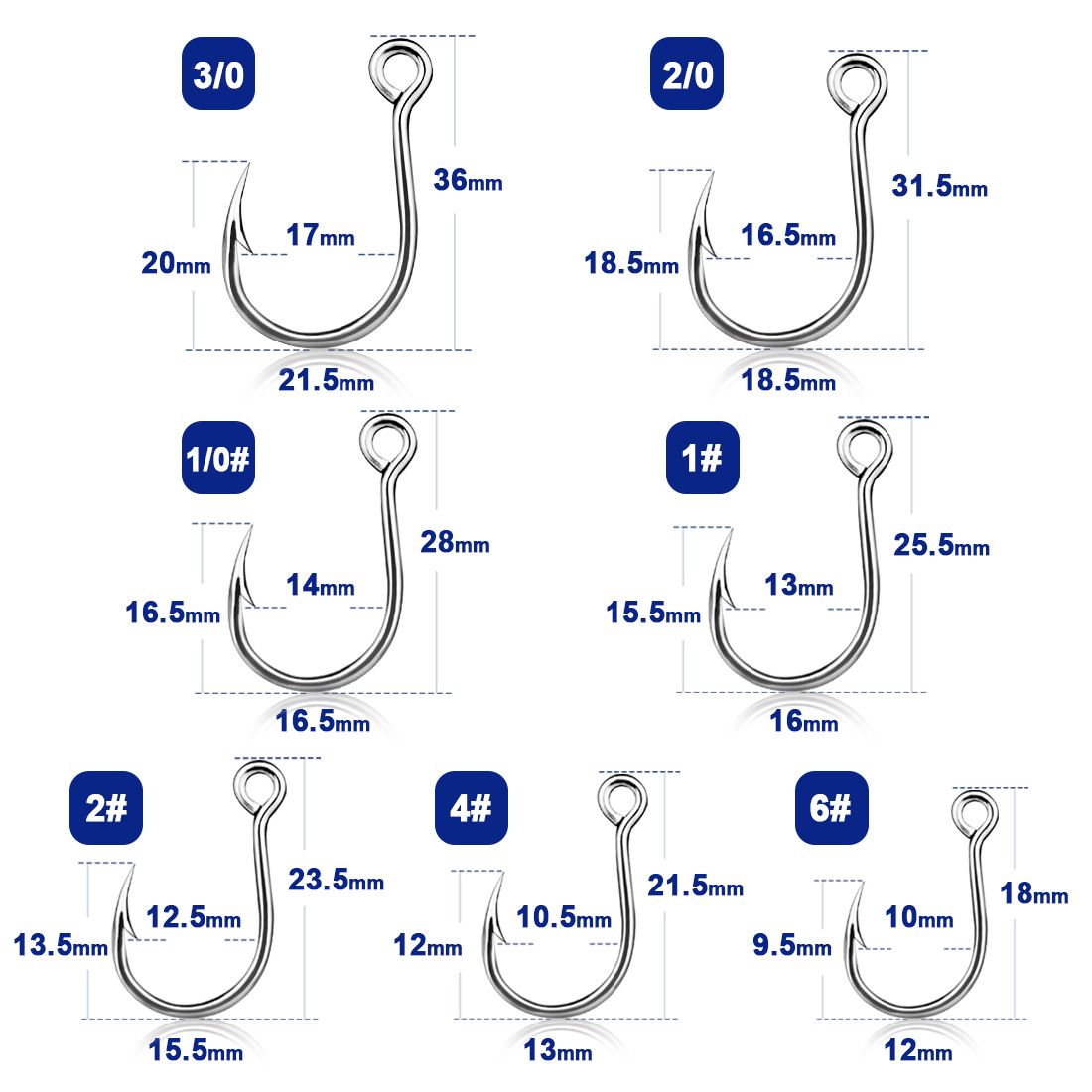 Рыболовные крючки 9 км, 25 шт. – обзор и цена Fishing Hook Offset