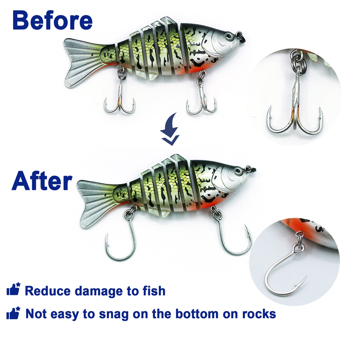 Рыболовные крючки 9 км, 25 шт. – обзор и цена Fishing Hook Offset