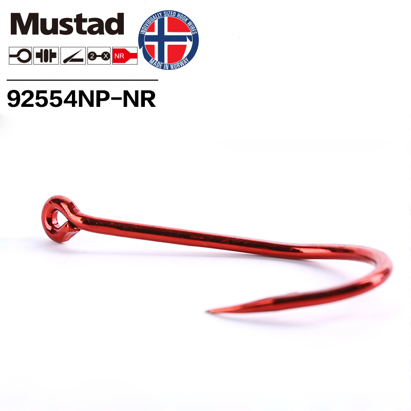 Mustad Big Red 2X SUICIDE Высо – обзор и цена Fishing Hook Barbless